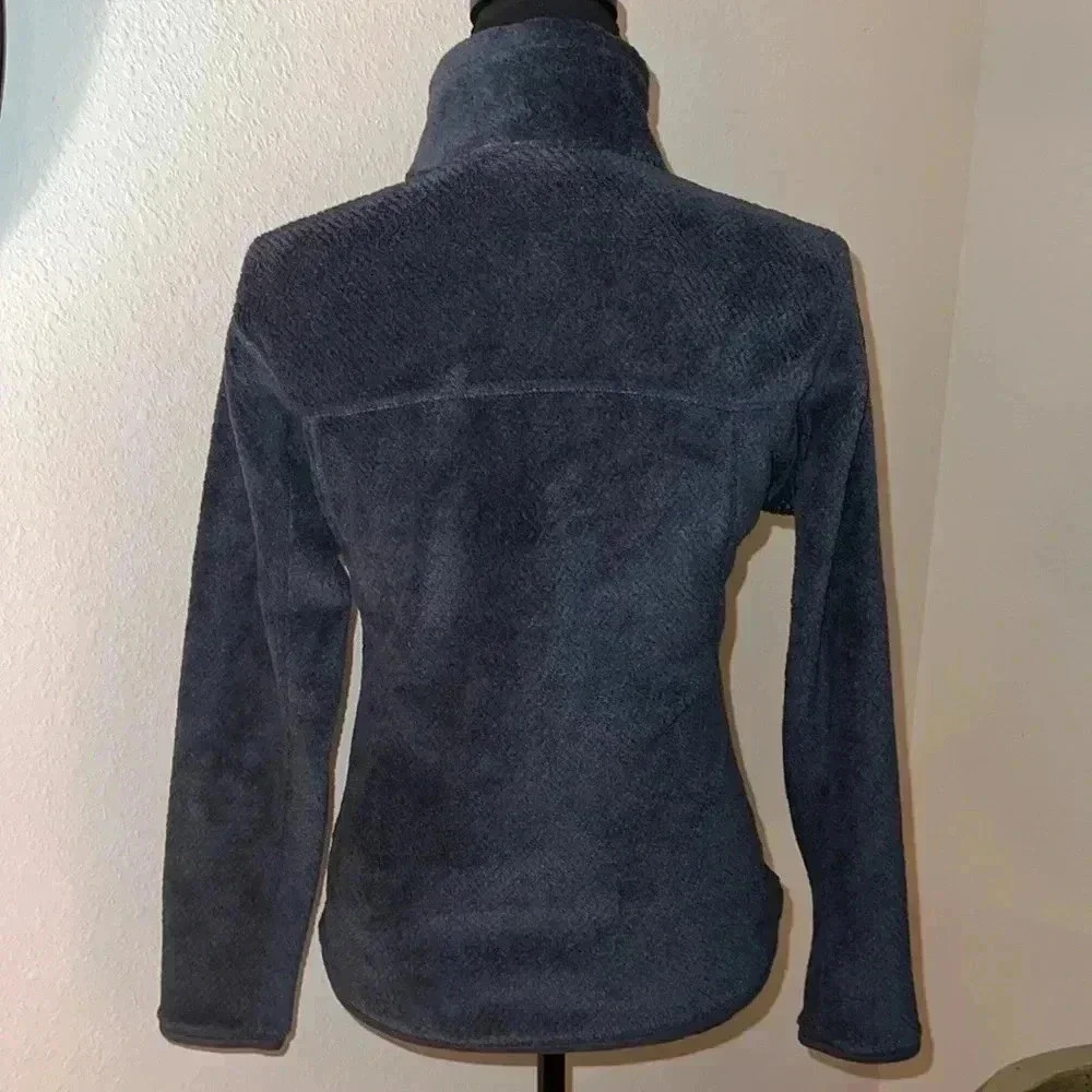 Patagonia Women's Charcoal Gray Re-Tool Snap-T Pullover Fleece Jacket Medium - Picture 6 of 16